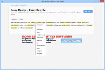 Essay Writing Software Essay Master screenshot 3