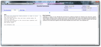 Essential Summarizer screenshot 2