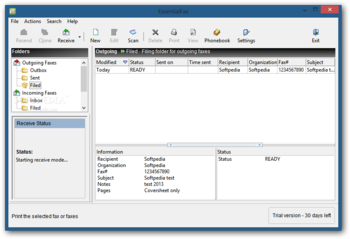 EssentialFax screenshot