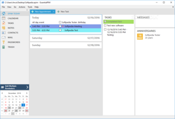 EssentialPIM screenshot