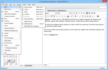 EssentialPIM Pro Business screenshot 7