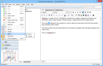 EssentialPIM Pro Business screenshot 8