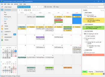 EssentialPIM Pro Business screenshot 3