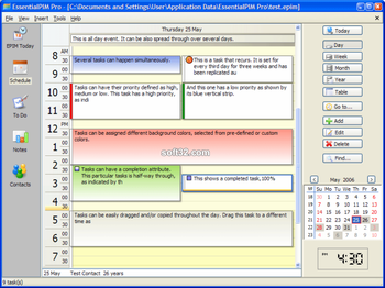 EssentialPIM Pro Portable screenshot 3