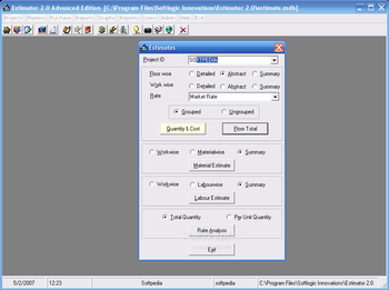 Estimator screenshot 3