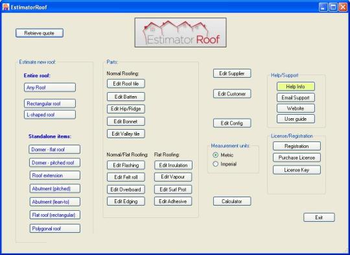EstimatorRoof screenshot