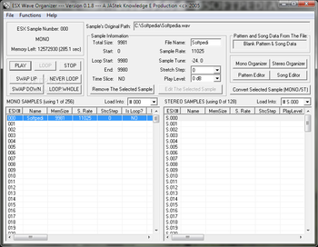 ESX Wave Organizer screenshot