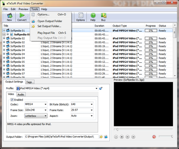eTeSoft iPod Video Converter screenshot 5
