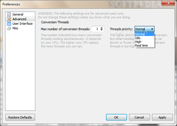 eTeSoft iPod Video Converter screenshot 7