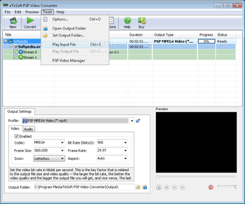 eTeSoft PSP Video Converter screenshot 6
