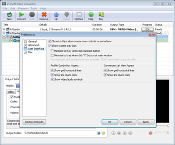 eTeSoft Video Converter screenshot 5