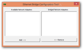 Ethernet Bridge Configuration Tool screenshot