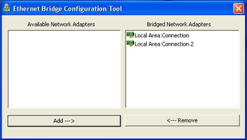 Ethernet Bridge Configuration Tool screenshot 2