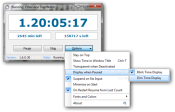 Ethervane Stopwatch screenshot 2