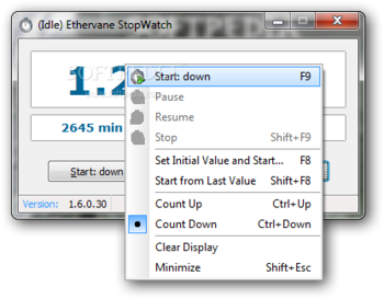 Ethervane Stopwatch screenshot 3