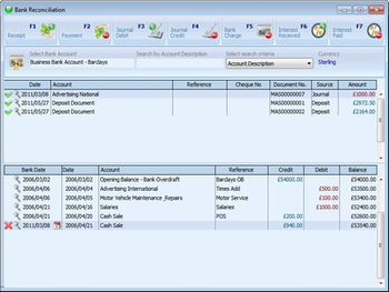 Ethos Accounting Software screenshot