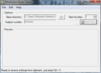 Ethovision Paste Track screenshot