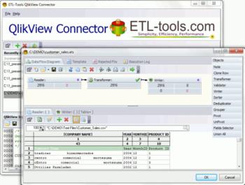 ETL-Tools QlikView Connector screenshot 5
