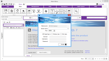ETU SQL for DB2 screenshot