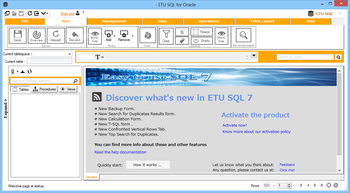 ETU SQL for Oracle screenshot 2