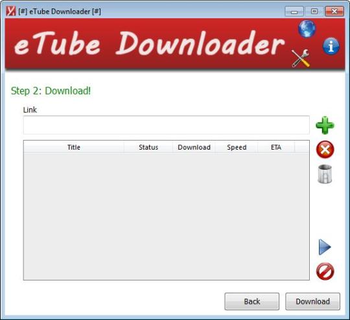 eTube Downloader screenshot