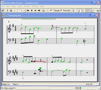 Etude Sight Reader screenshot