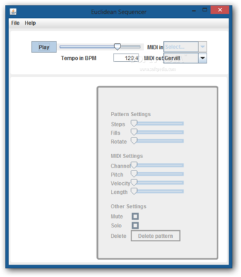 Euclidean Sequencer screenshot