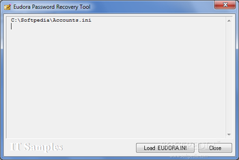 Eudora Password Recovery Tool screenshot 2