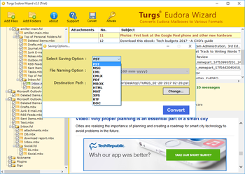 Eudora Wizard screenshot 3