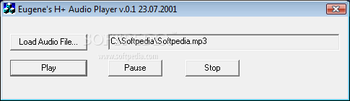 Eugene's H+ Audio Player screenshot