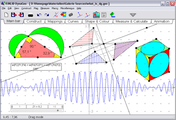 Euklid DynaGeo screenshot