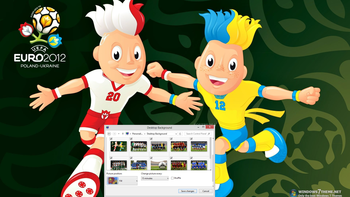 Euro 2012 Windows 7 Theme screenshot