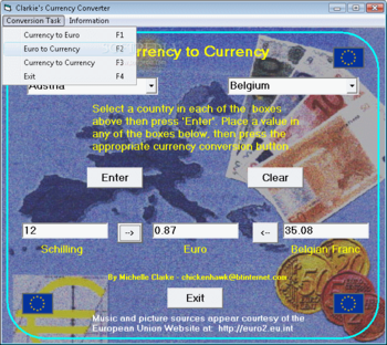 Euro Converter screenshot
