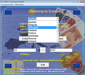 Euro Converter screenshot 2
