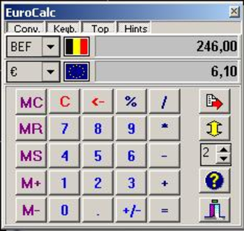 EuroCalc screenshot