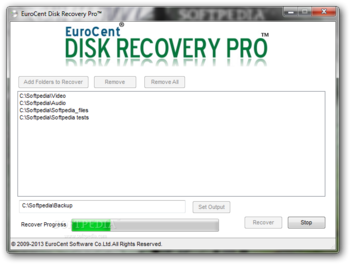 EuroCent Disk Recovery Pro screenshot
