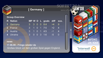 European Soccer Championship 2008 screenshot