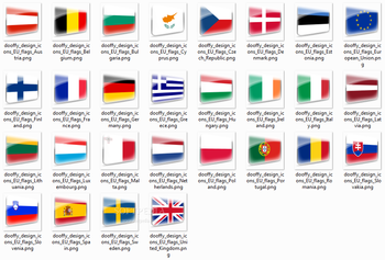 European Union Flags screenshot