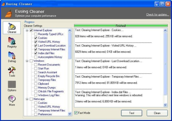 Eusing Cleaner screenshot