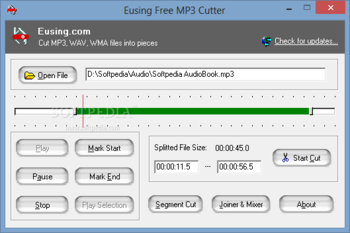 Eusing Free MP3 Cutter screenshot