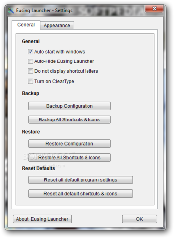 Eusing Launcher screenshot 5