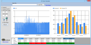 EV-Solar Calculator screenshot