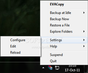 EVACopy screenshot 2