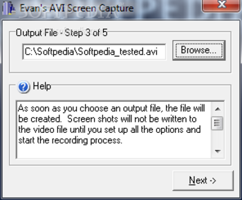 Evan's AVI Screen Capture screenshot 3
