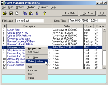 Event Manager Professional screenshot 2