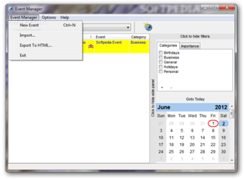 Event Manager screenshot 5