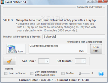 Event Notifier screenshot 2