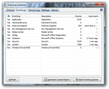 EventLog Inspector screenshot 2