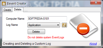 EventLogCreator screenshot 2