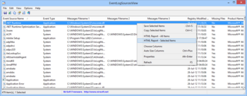 EventLogSourcesView screenshot